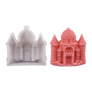 3D Castles Mould Ornament Handmade Castings Molds Ancient Castles Silicone Molds Plasters Molds Craft Supplies