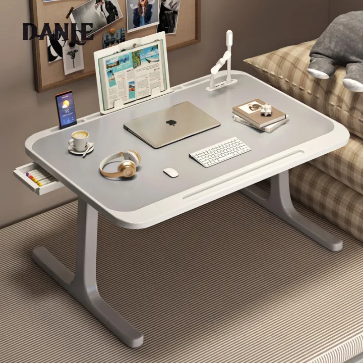 เซ็ทโต๊ะและเก้าอี้เด็ก DANLE【จัดส่งฟรี】โต๊ะวางแล็ปท็อปบนเตียงโต๊ะขนาดเล็กแบบเรียบง่ายโต๊ะนักเรียนหอพัก Xi โต๊ะพับอเนกประสงค์สำหรับบ้าน