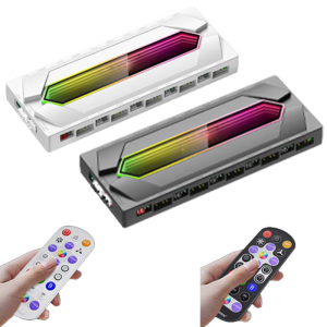 Argb PWM Hub Fan Bộ chia Hub PWM argb Bộ chia Hub máy tính argb Splitter Fan HUB cho PC chasses trường hợp phụ kiện