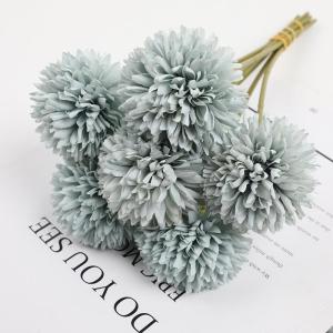 Artificial Flower Dandelion Table Tennis Chrysanthemum Bouquet Fake Flower Arrangement Home Decoration Ornament