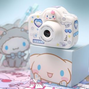 Kawaii Sanrio Hello Kitty Kuromi Cinnamoroll Pochacco Anime Child Toy Photograph Camera Digital Mini Small Camera Birthday Gifts