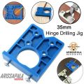 Hinge Hole Drill Jig Mal Panduan Lubang Bor Engsel Sendok 35mm Hinge Drill Guide. 