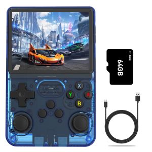 GAMINJA R36S Portable game console built-in 15000+ games and multiple emulators Linux system with 64GB memory 3.5-inch IPS screen handheld game console-152c4c8b