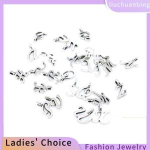 [COD] liuchuanbing Jewellery Mặt dây chuyền 26 chữ cái Bảng chữ cái tiếng Anh quyến rũ tự làm đồ trang sức thủ công