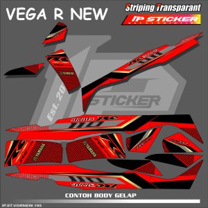 VEGA R NEW (COD) STIKER STRIPING MOTOR YAMAHA VEGA R NEW  - LIST SIMPLE WARNA VARIASI DESAIN RACING  IP.PROJECT HOLOGRAM DAN TRANSPARAN BISA COD IP.KODE-195