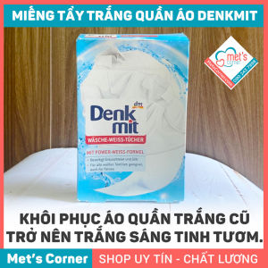 Miếng Giặt Tẩy Trắng Quần Áo Denkmit 20 Miếng