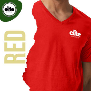 TSV 2.0 Mens Short Sleeve Solid Color V-Neck T-Shirt / Casual Comfy tshirt / Gym wear & Sportswear