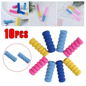 [Eqrbtl] 10 Pcs Soft anti-slip pen sleeve for painting tools drill pen grip