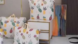 ถุงเก็บผ้าไม่ทอ ป้องกันความชื้น ผ้าห่มหนา ความจุขนาดใหญ่ สำหรับใช้ในบ้าน นักเรียน ย้ายของ บรรจุเสื้อผ้า ถุงจัดระเบียบผ้าห่ม [ จัดส่งฟรี ]