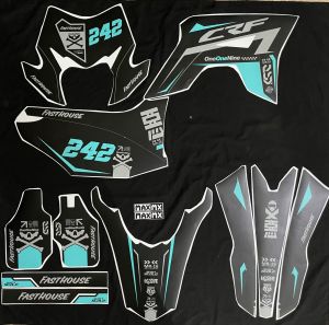 decal fullbody keren stiker crf hitam list biru stabilo simple
