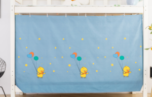 Dormitory Privacy Bed Curtain Mosquito Tent Blackout Cover Bed Curtain Student Dormitory Shading Bed Curtain Upper Bunk And Lower Bunk Curtain Lower Table Covering Cloth Privacy Bedroom Curtain 1.2M High【1 Pcs】Front Bumper Including Rope And 8 Hooks