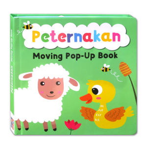 Moving Pop-Up Book Hewan dan Kendaraan