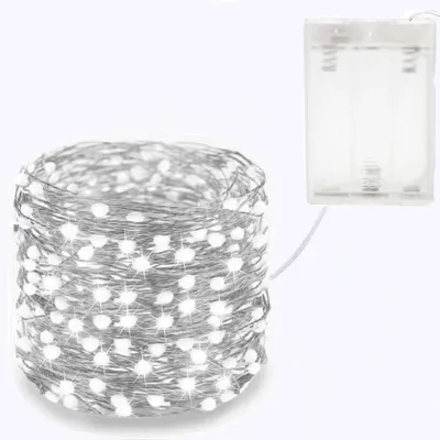 1M 3M 5M 10M LED String Fairy Lights Copper Wire Christmas Light Wedding Party Holiday Fairy Lights Battery Power Supply