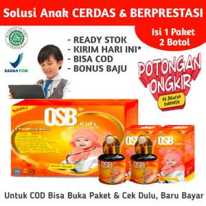 OSB Kids Omar Smart Brain Sirup 100% ORIGINAL Vitamin Otak Anak OSB Cerdas Pintar & Speech Delay