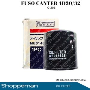 FUSO CANTER 4D30 4D32 OIL FILTER C-305 ME-014838 <SECONDARY>