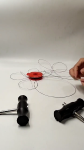 High Strength Steel Car Windshield Removal Tool Wire Hand Pull Cable Slicer For DIY Projects Camping With Antislip Grip