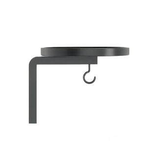 JESSIEM Carbon Steel Plant Display Stand Waterproof Raised Tray Edge Planter Storage Shelf Modern Decor Space Saving Wall Plant Hanger Indoor Use