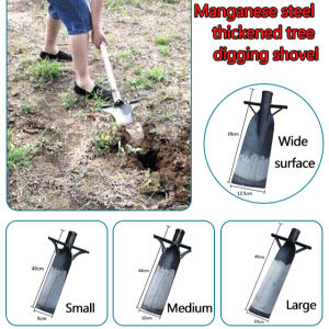 GiiMall Tough Ditching Shovel for Farm Drainage and Irrigation