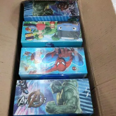 Tempat Pensil Kode 3 tingkat 3D / NON 3D