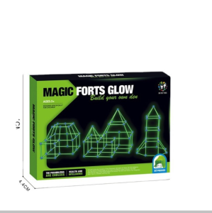 Creative Tent Building Play 87Pc+Tent Cover (Glow in the Dark) Boys Girls