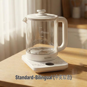 【IREMMO】Borosilicate Glass Health Kettle 20 Presets Smart Heating 40-90℃ Keep-WarmTimer Boil Cook Tea Porridge YSH1801