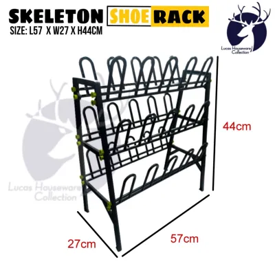 Skeleton Shoes And Slippers Rack Organizer