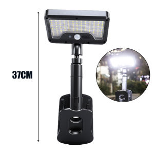 92 LED Solar Light Solar Motion Sensor Outdoor Light Weatherproof Wall Lamp Clip-on Street Light for Camping Garden Yard Tent