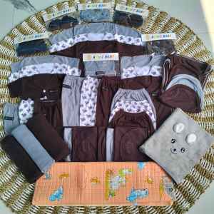 50 Pcs perlengkapan baju bayi baru lahir paket kumplit newborn paket hemat lahiran