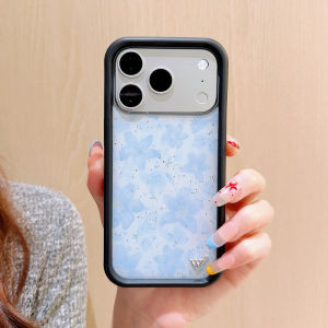 Wildflower Blue Lily wf Case For iPhone 17 17Pro Air 16 15 14 Plus 11 12 13 Pro Max Shockproof Casing Back Cover
