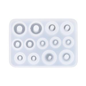 Đa hình khuôn silicon nhựa hạt đúc công cụ cho DIY đá quý Mặt Dây chuyền vòng cổ các dự án thủ công