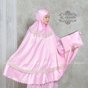 COD Mukena Dewasa Mewah Premium Daily Laser Cut Renda Susun Mewah
