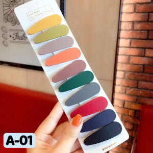 MJL 10Pcs Set Korean Style Princess Morandi Frosted Hair Pin Lovely Hair Clips BB Clips