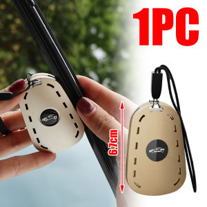 Car Wiper Repairer Universal Portable Car Truck Boneless Wiper Blade Rubber Strip Repair Grinding Correction Tools with Lanyard