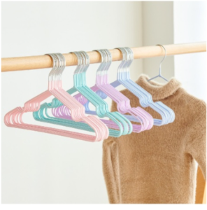 （big）(10PCS)HANGER NON SLIP RUBBER COATED METAL HANGER