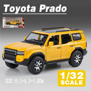 LEO 1:32 Toyota Prado Diecast Model Car Alloy Cars Toys Collection Gift For Kids Boy Girl