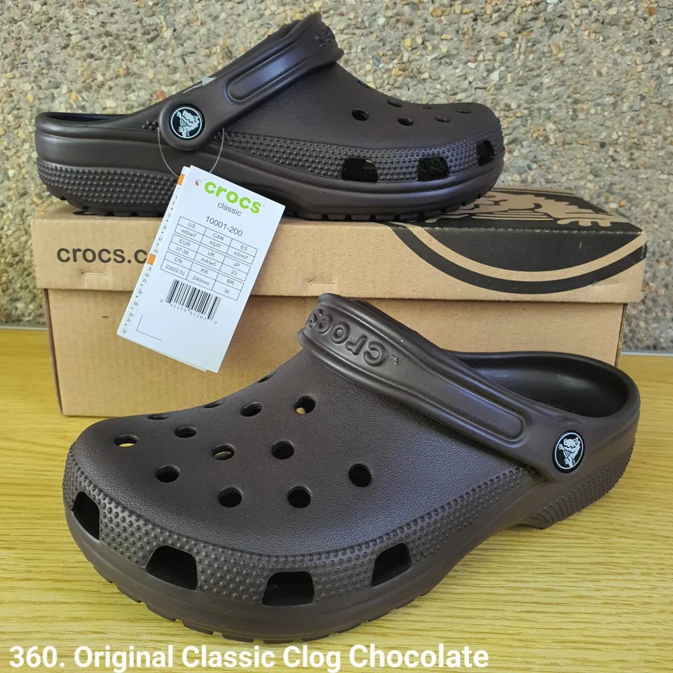 Chocolate discount crocs clog