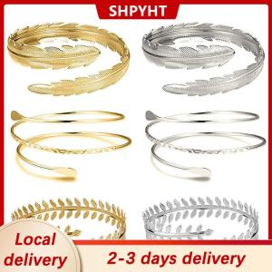 [COD] SHPYHT Local delivery Ship within 24 hours Fashion Arm Bracelet for Women Girls Mental Open Upper Arm Bangle Bracelet Simple Adjustable Armlet Armband