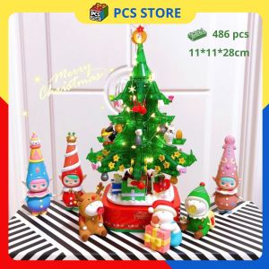 Đồ Chơi Lắp Ráp Cây Thông Noel Xanh- Green Crystal Christmas Tree 486 Mảnh Ghép Chi Tiết - PCS STORE