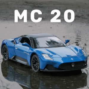 1:32 Scale Maserati MC20 Alloy Car Model Diecast Car Sound Light Car Lovers Collection Kids Birthday Gift Metal Boys Toys