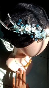 HEADPIECE - HANDMADE HIJAB/SANGGUL HIASAN PENGANTIN - PREMIUM DESIGN
