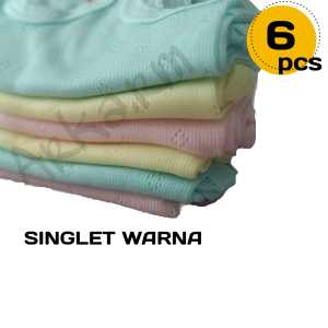 arka.rn-12pcs kaos dalam Anak laki laki Motif Jaring Singlet anak Perempuan motif jaring BB 2-25 kg
