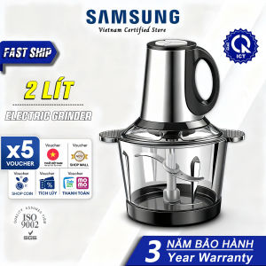 【Bảo hành 3 năm miễn phí】 Máy xay thịt đa năng 2L 3 Chế độ xay siêu nhuyễn / Lưỡi dao 4 lưỡi Có thể tháo rời