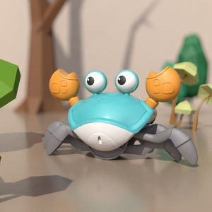 Mainan Edukasi Anak Hewan Lucu Kepiting dengan Sensor dan Musik Toys