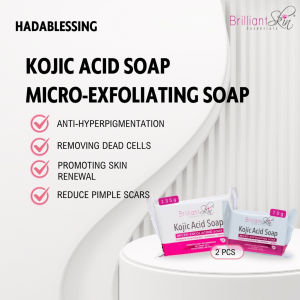 Brilliant Skin Kojic Acid Micro-Exfoliating Soap 135g for Pimples Acne Marks Dark Spots Whitening