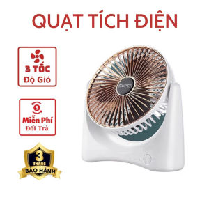 Quạt Tích Điện Super 2023 Quạt Mini Để Bàn Cực Mát Để Bàn Làm Việc Ô Tô Siêu Tiện Lợi Có Thể Mang Đi