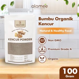 ALAMEE Kencur Bubuk Bumbu Masak Dapur Organik Murni Asli Tanpa Campuran Seasoning Powder Spice 100gr