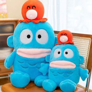 SDFSF สำหรับเด็กๆ ของขวัญของเล่นเด็ก อะนิเมะ Cinnamoroll ของเล่นตุ๊กตานุ่ม ตุ๊กตายัดไส้ มายเมโลดี้ คุโรมิ อะนิเมะตุ๊กตาของเล่น ตุ๊กตานางเงือก hangyodon อะนิเมะตุ๊กตาอุปกรณ์ต่อพ่วง ตุ๊กตาปลาตัวตลก