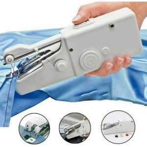 Mesin Jahit Tangan Portable Electric Sewing Machine Handheld - CS-101B DOLLOLY putih