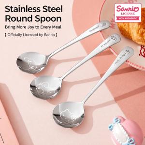 Sanrio Hello Kitty Spoon 304 Stainless Steel Kids Dessert Soup Spoon LFB428