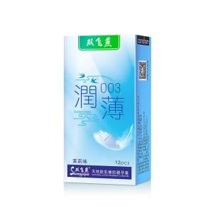 Shuangfeiyan Fruit Series Condoms Mens Based Condoms (12pcs)